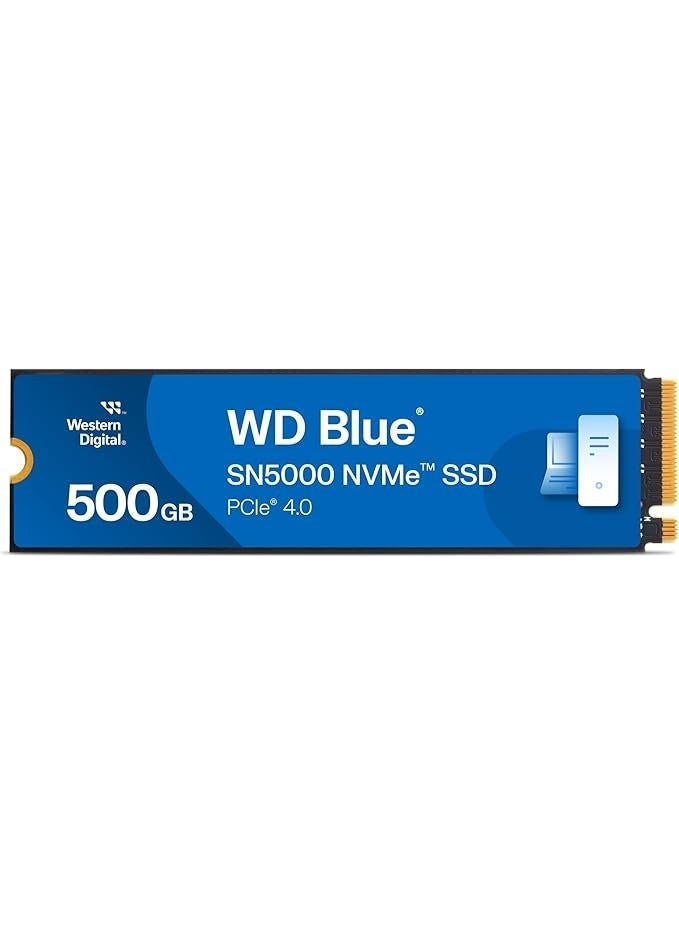 Western Digital WD Blue SN5000 500GB NVMe SSD | PCIe Gen 4.0 M.2 2280 | Up to 5,000MB/s Read Speed | nCache 4.0 Technology - Image 4